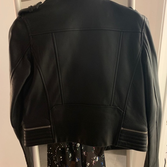 Leather jacket Maje - Picture 5 of 6